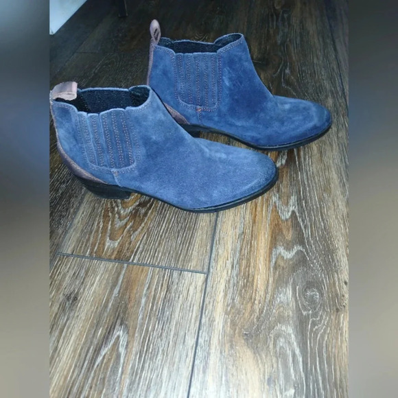 rebels Shoes - Rebels blue leather ankle boots women's size 8M western cowboy cowgirl